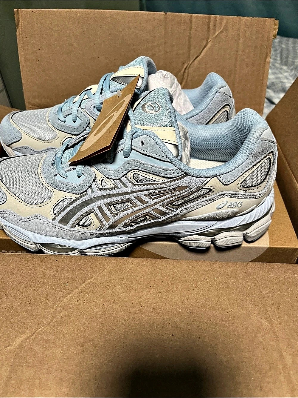 ASICS Gel-NYC Athletic Shoes in Blue & Gray unisex  Men’s size 9